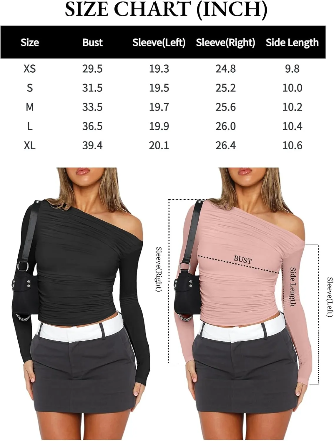Zeagoo Womens Long Sleeve Off The Shoulder Casual Crop Tops Boat Neck Going Out Slim Fit Y2K T Shirts 2024